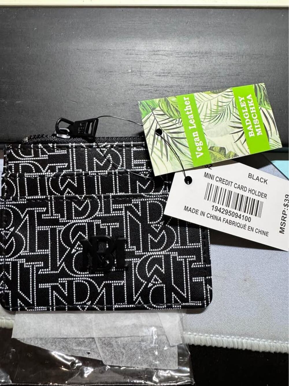 Badgley Mischka Mini Credit Card Holder